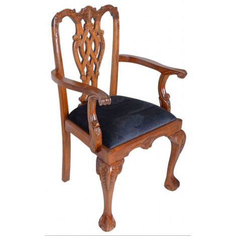 SCAUN CHIPPENDALE DIN LEMN MAHON