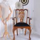 SCAUN CHIPPENDALE DIN LEMN MAHON 