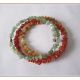 Bratara- agate carneol si aventurin verde