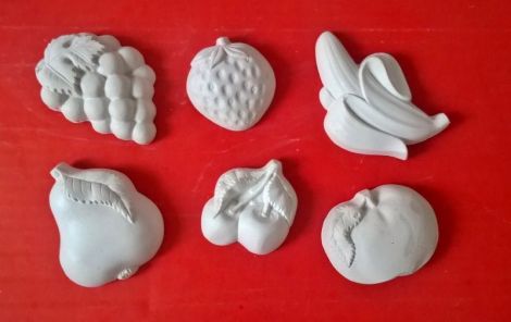 Set figurine din ipsos Fructe