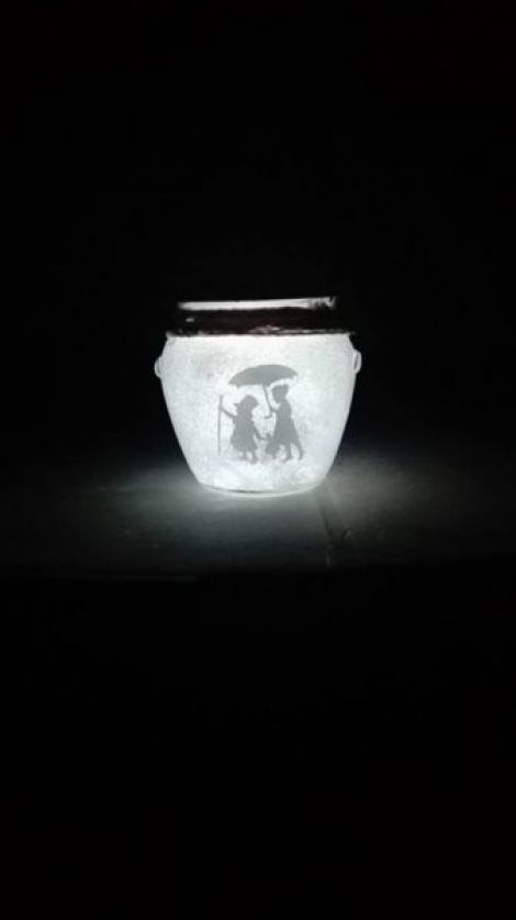 Lampa solara hand-made
