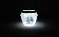 Lampa solara hand-made