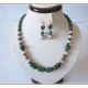 Set- agate albe si malachit de sinteza