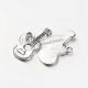 Charm chitara argintiu antichizat 25x12x2mm