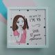 Ceas aniversare pictat manual personalizat varsta