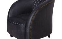 FOTOLIU RETRO DIN LEMN MASIV CU PIELE NEAGRA
