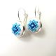 Set bleu cu motive traditionale