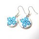 Set bleu cu motive romanesti