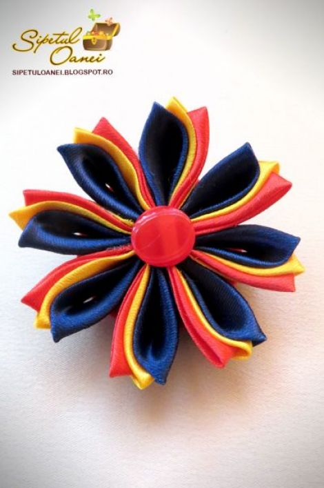 Brosa in culorile tricolorului 1