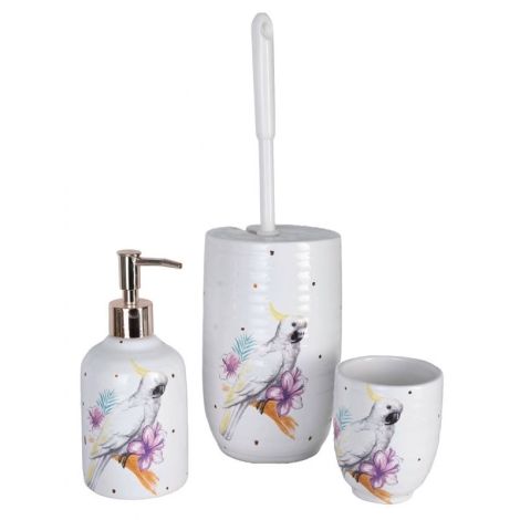 Set pentru baie din portelan cu cacadu