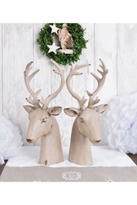 SET DOI CERBI DECORATIVI DIN RASINI SPECIALE