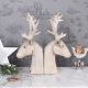  SET DOI CERBI DECORATIVI DIN RASINI SPECIALE