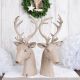  SET DOI CERBI DECORATIVI DIN RASINI SPECIALE