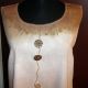 Rochie pictata manual cu spirale