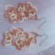 Cercei broderie tatting