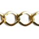 Rola 70m Lant metalic auriu 16.3mm