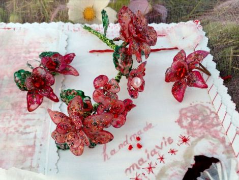 Set bijuterii Flowers - Pentru Concurs 