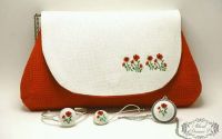 Set accesorii brodate" La maci"