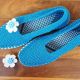 Balerini turcoaz cu floare