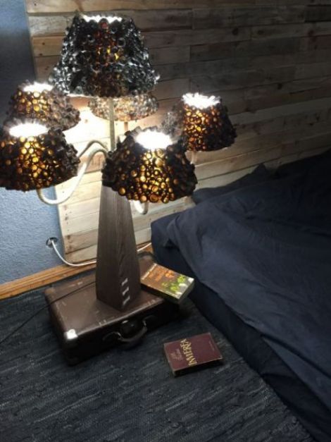 Veioz handmade candelabru