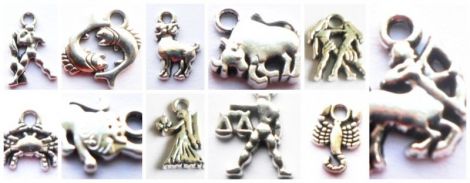 Charmuri figurina zodiac argintiu