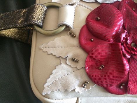 Geanta din piele Diva yellow- unicat! 