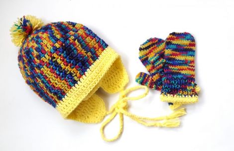 Set caciula si manusi