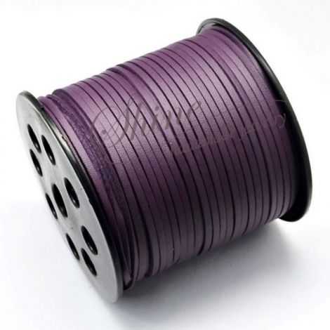 Snur suede mov 2.7x1.4mm