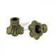 Capac floare bronz 9x11mm