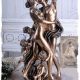 Statueta din ceramica cu bronz cu Zefir si Flora