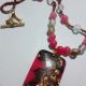 Colier agata Copper bornite
