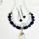 set clar de luna opalit si lapis lazuli