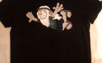 Tricou pictat manual