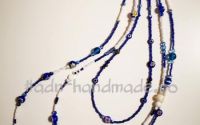 Colier handmade albastru