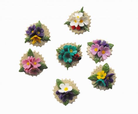 Set martisor floricele colorate 2-