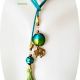 colier oriental cu margele lampwork 