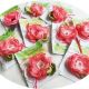 martisor floare delicata somon  brosa 