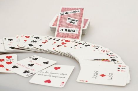 set carti joc cu 52 motive pentru care te iubesc