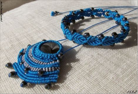 Set macrame unicat.