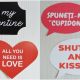 set pancarte recuzita foto props VALENTINES DAY