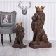 Statueta impunatoare cu un leu cu coroana