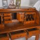 Secretaire Art Nouveau  din lemn mahon 