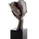 Ganditoare - statueta din bronz pe soclu din mamur