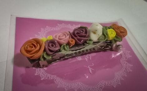 Accesoriu Par Floral Multicolor