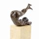 Femeie dezgolita- statueta din bronz 