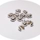 Crimp cover argintiu deschis 5 mm
