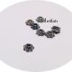 Capac margele floare arginitiu antichizat 5mm-2mm