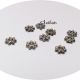 Distantier floare argintiu 4mm