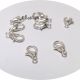 Lobster argintiu placat cu argint 12mm-6mm