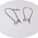 Tortite lungi pentru cercei otel inoxidabil 40 mm